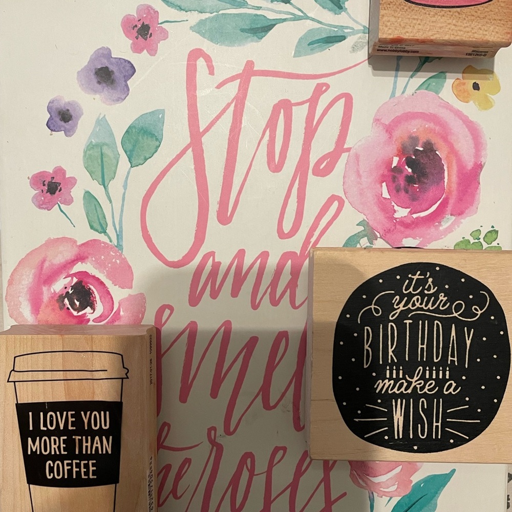 Floral and Quote Art Print